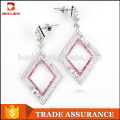 Alibaba china supplier wholesale party dresses accessories fashion jewelry dangle earrings geometric jewelry